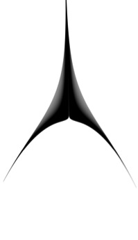 2. Particolare della biforcazione per valori di r da 2,99 a 3,01.